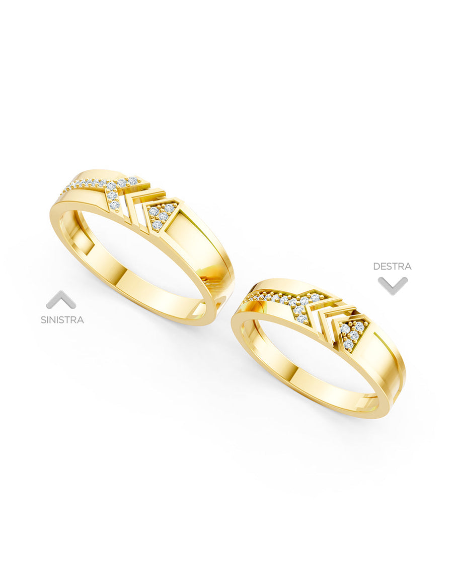 Argolla de matrimonio - unión perfecta - UNITI11