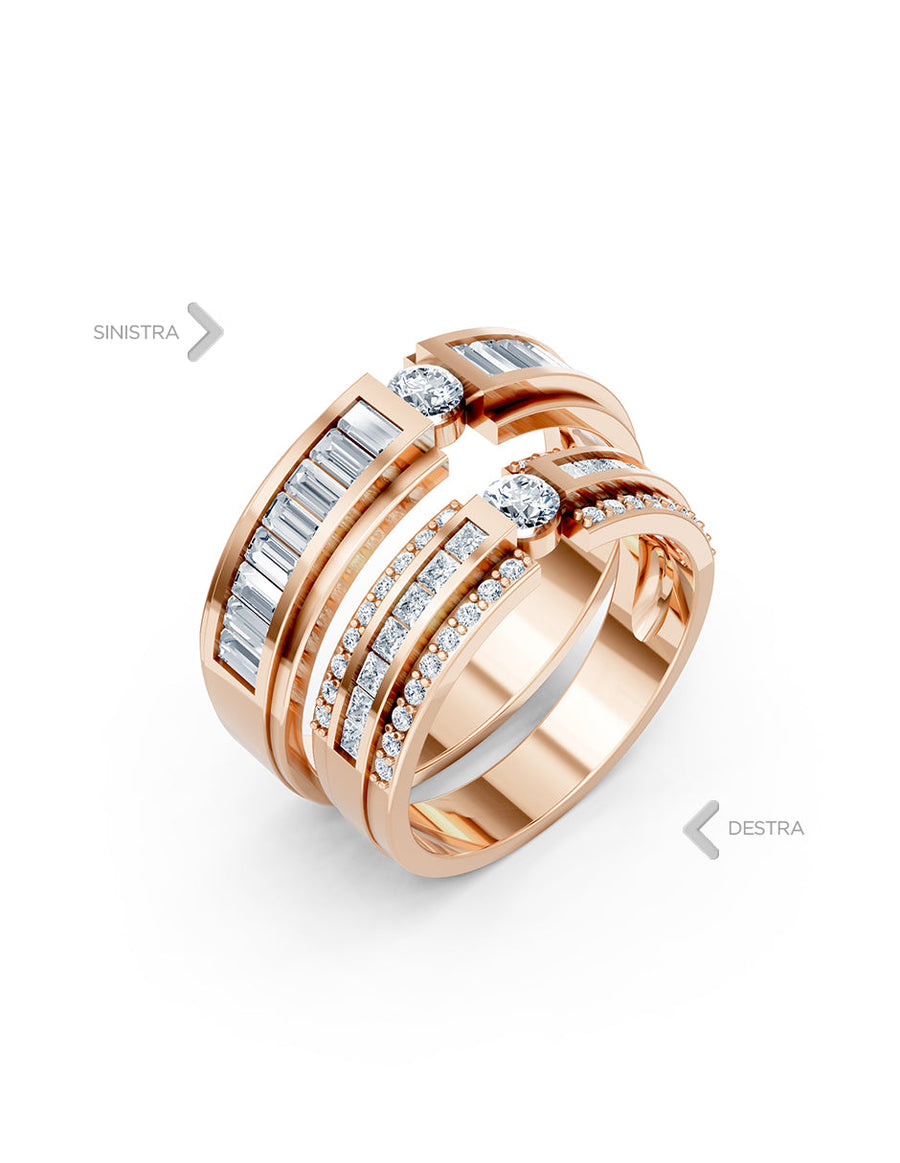 Argolla de matrimonio - unión perfecta - UNITI110