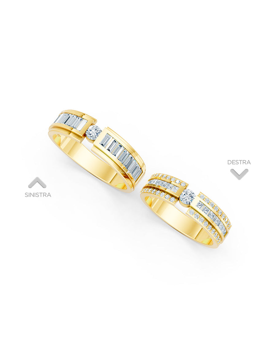 Argolla de matrimonio - unión perfecta - UNITI110