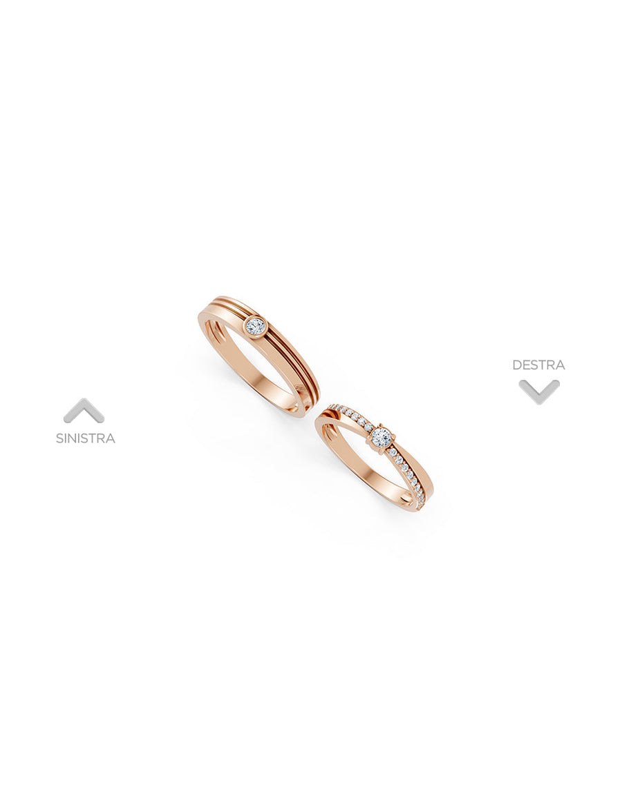 Argolla de matrimonio - unión perfecta - UNITI111