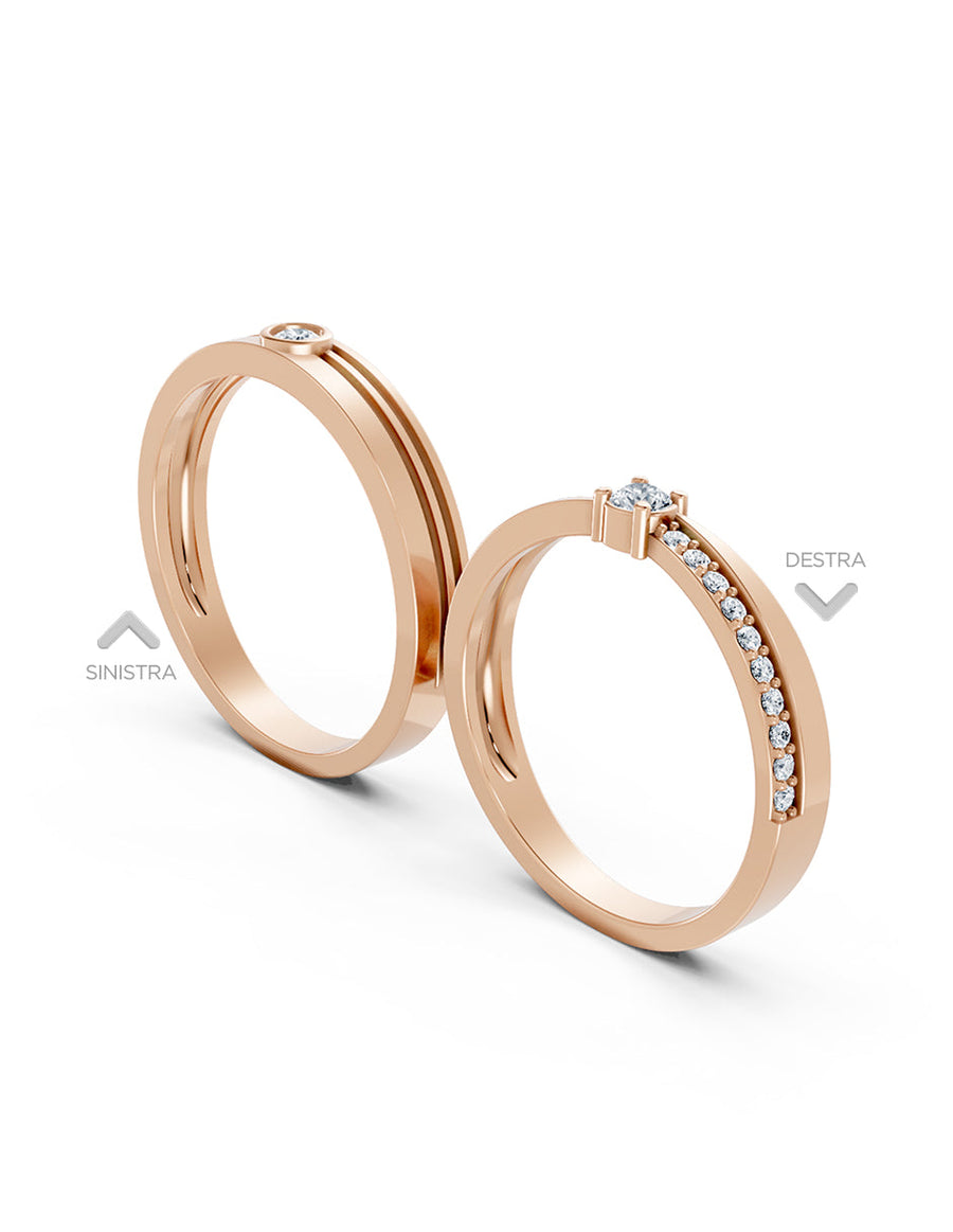 Argolla de matrimonio - unión perfecta - UNITI111