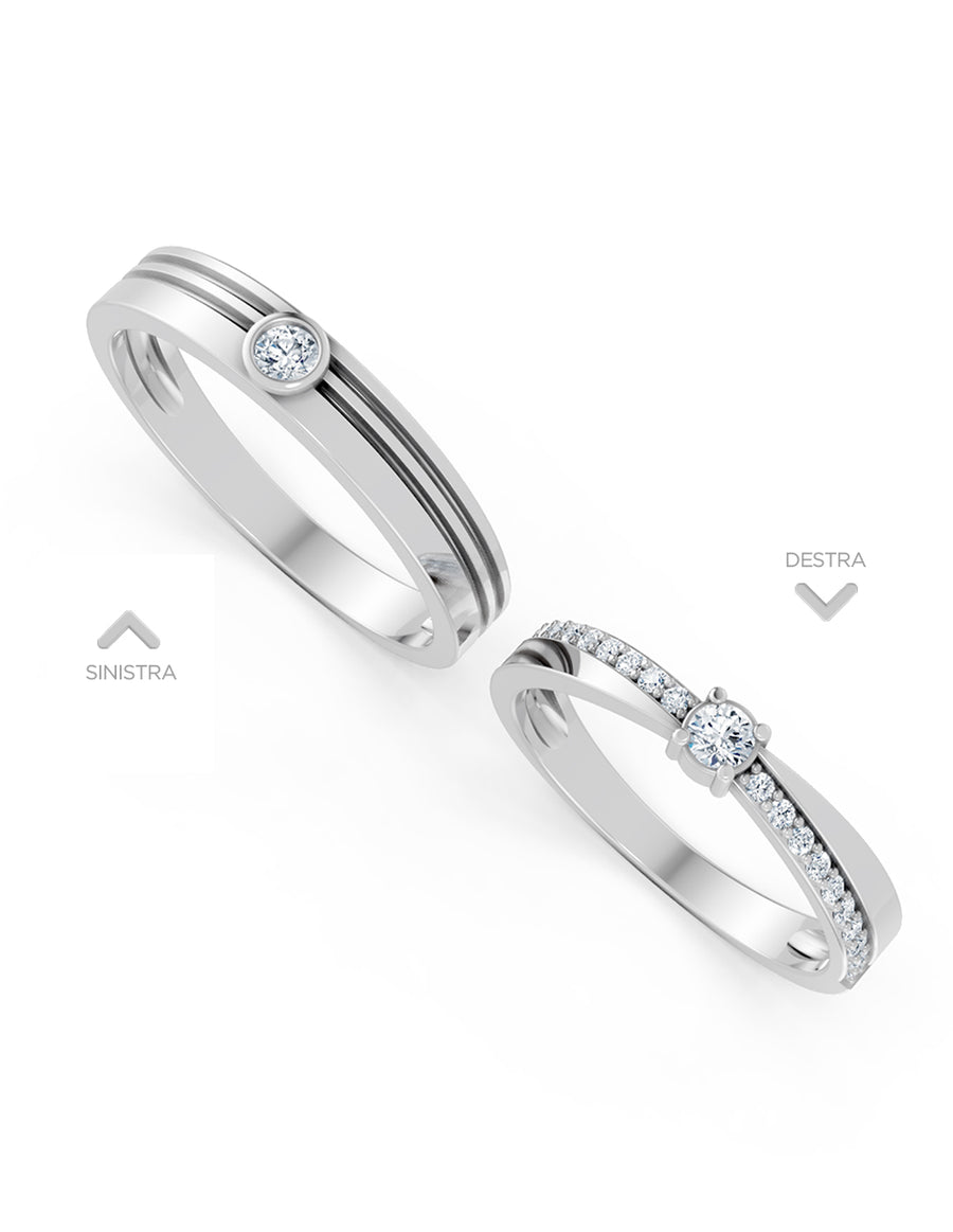 Argolla de matrimonio - unión perfecta - UNITI111