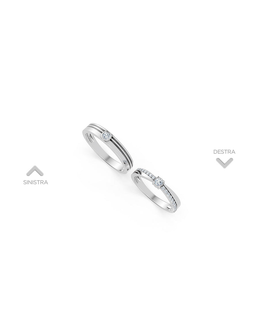 Argolla de matrimonio - unión perfecta - UNITI111