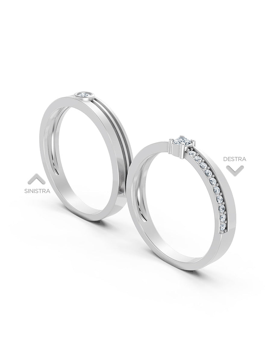 Argolla de matrimonio - unión perfecta - UNITI111