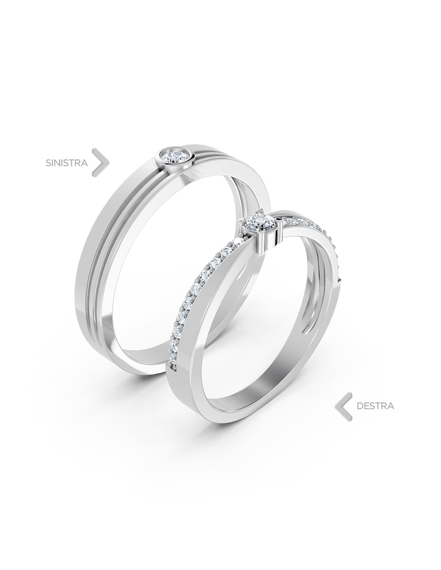 Argolla de matrimonio - unión perfecta - UNITI111