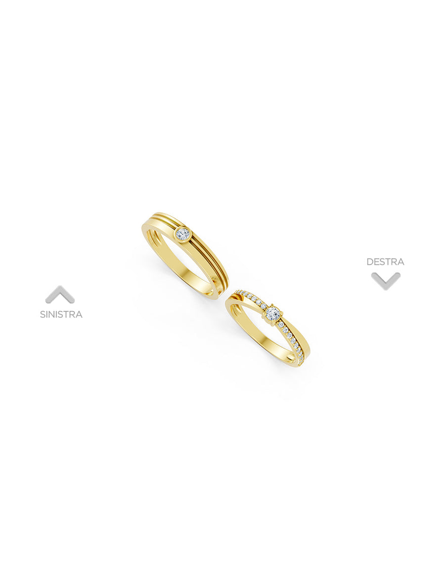Argolla de matrimonio - unión perfecta - UNITI111