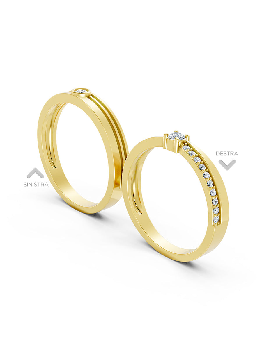 Argolla de matrimonio - unión perfecta - UNITI111