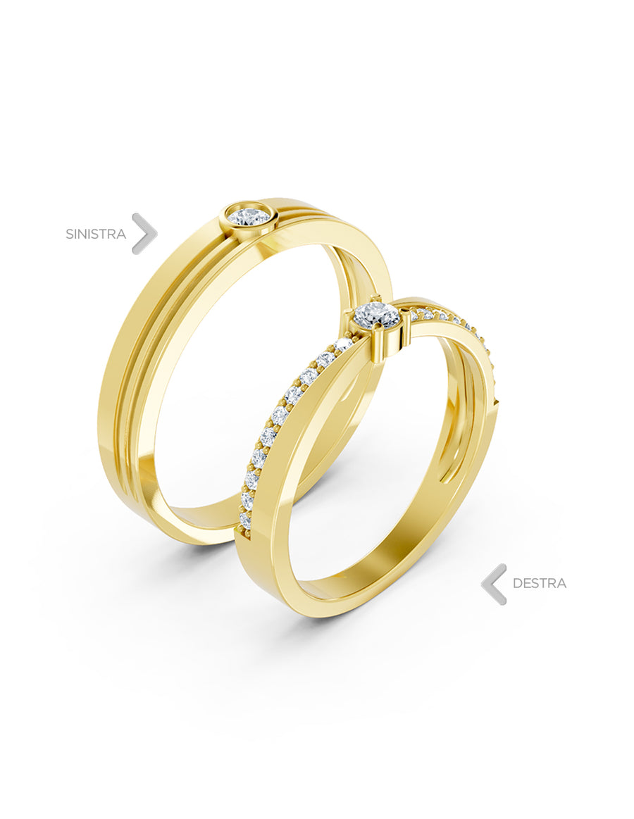 Argolla de matrimonio - unión perfecta - UNITI111