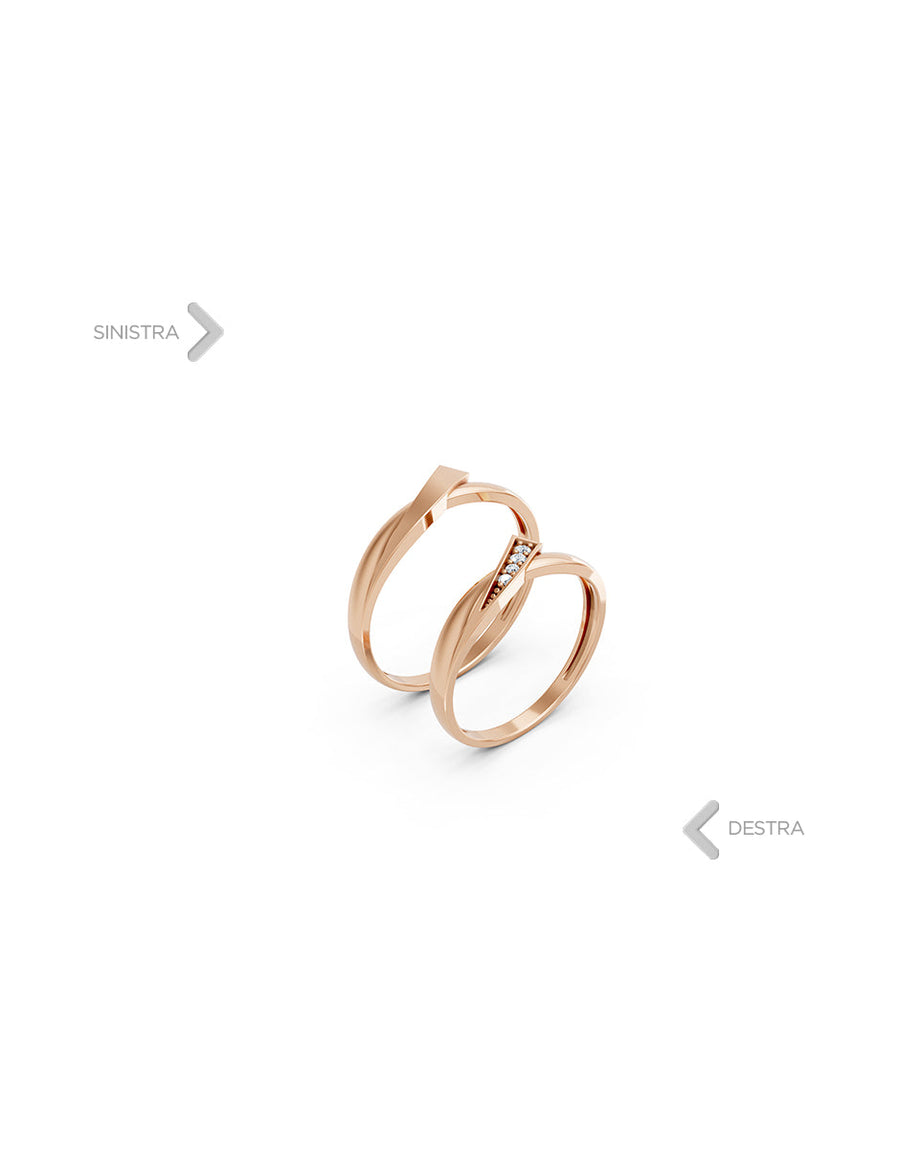 Argolla de matrimonio - unión perfecta - UNITI112