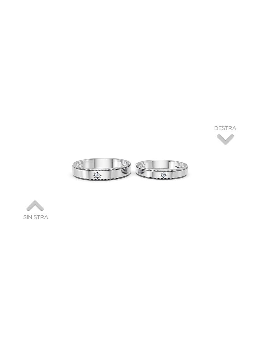 Argolla de matrimonio - unión perfecta - UNITI112