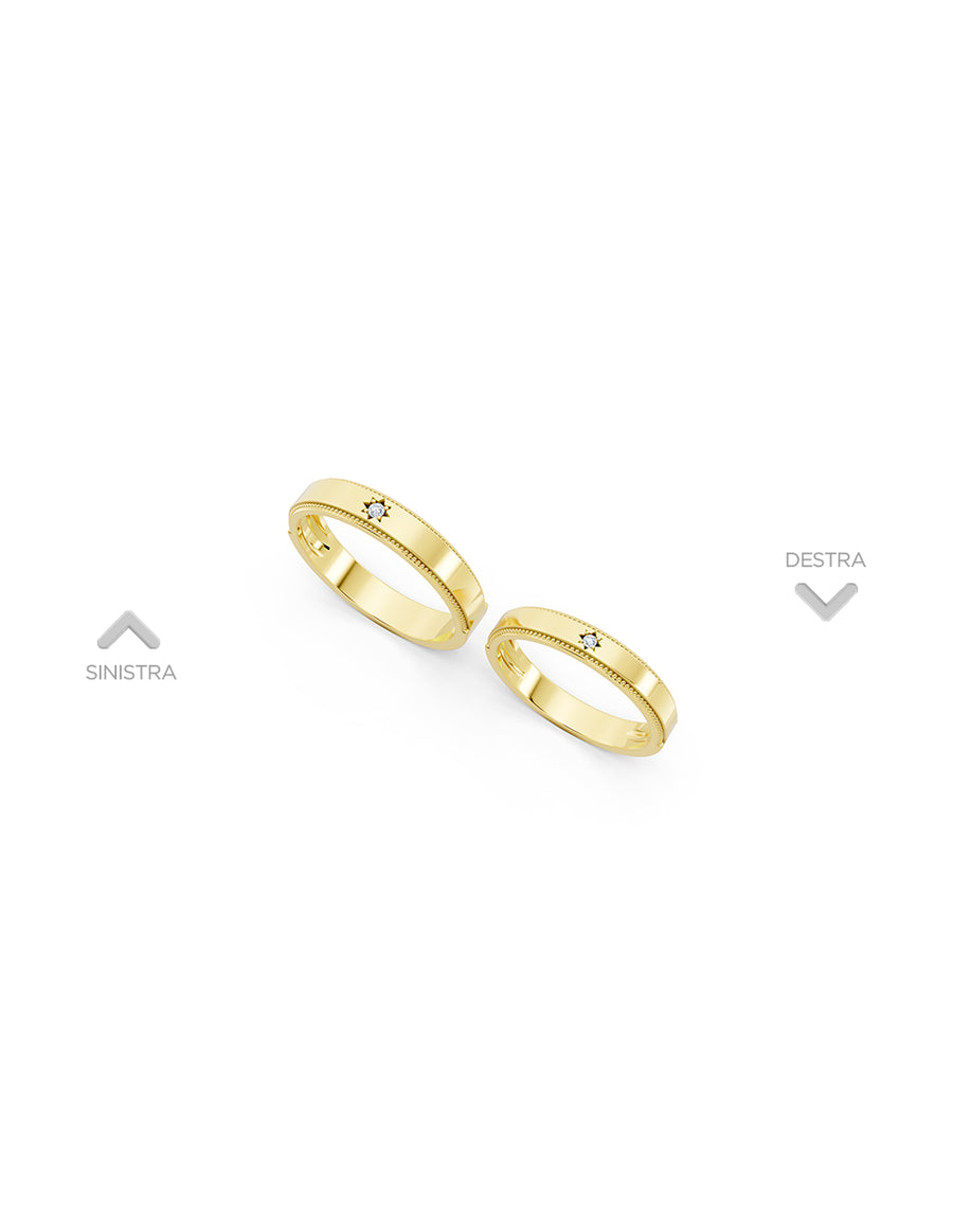 Argolla de matrimonio - unión perfecta - UNITI112