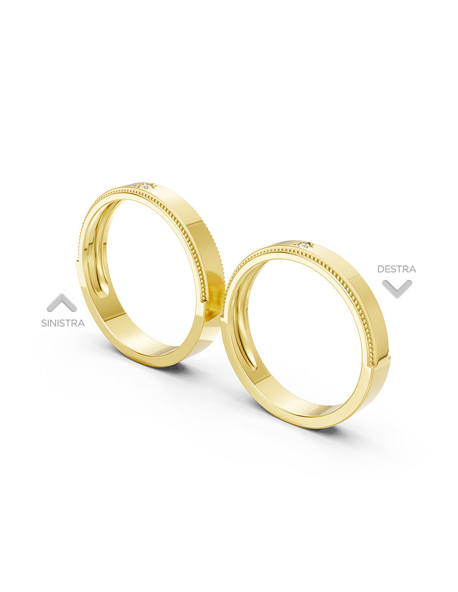 Argolla de matrimonio - unión perfecta - UNITI112