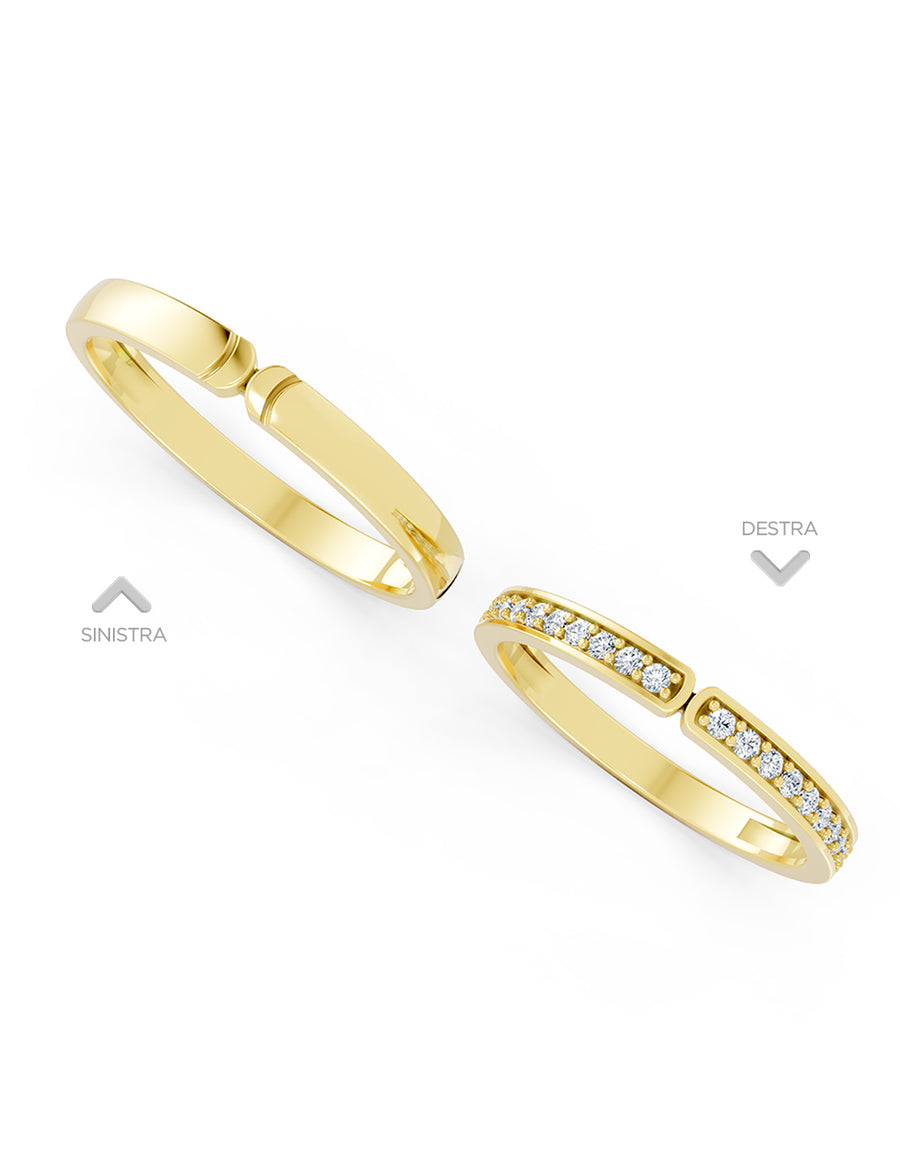 Argolla de matrimonio - unión perfecta - UNITI114