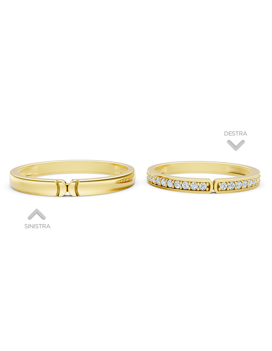 Argolla de matrimonio - unión perfecta - UNITI114