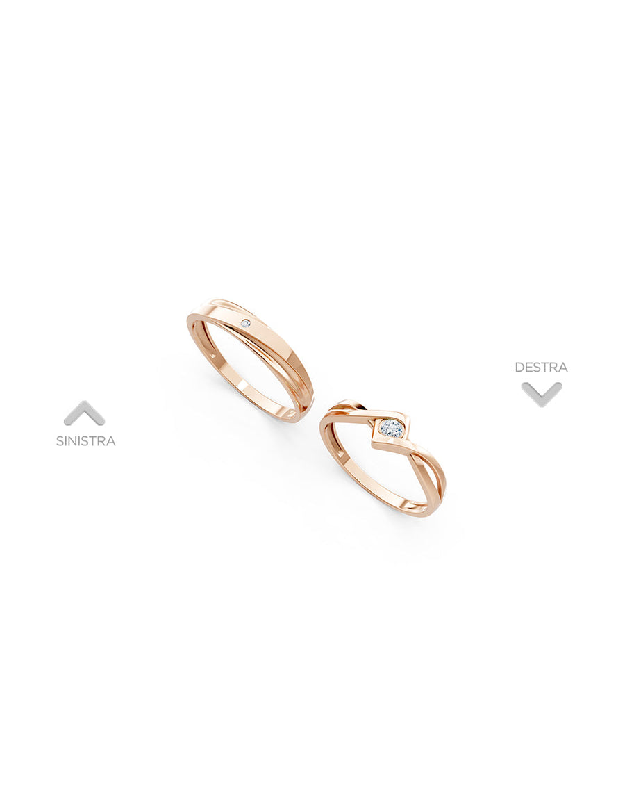 Argolla de matrimonio - unión perfecta - UNITI115