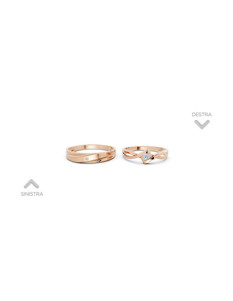 Argolla de matrimonio - unión perfecta - UNITI115