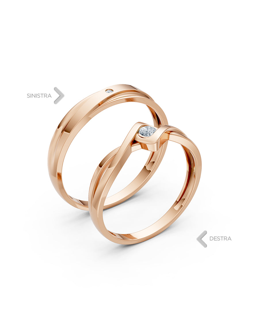 Argolla de matrimonio - unión perfecta - UNITI115