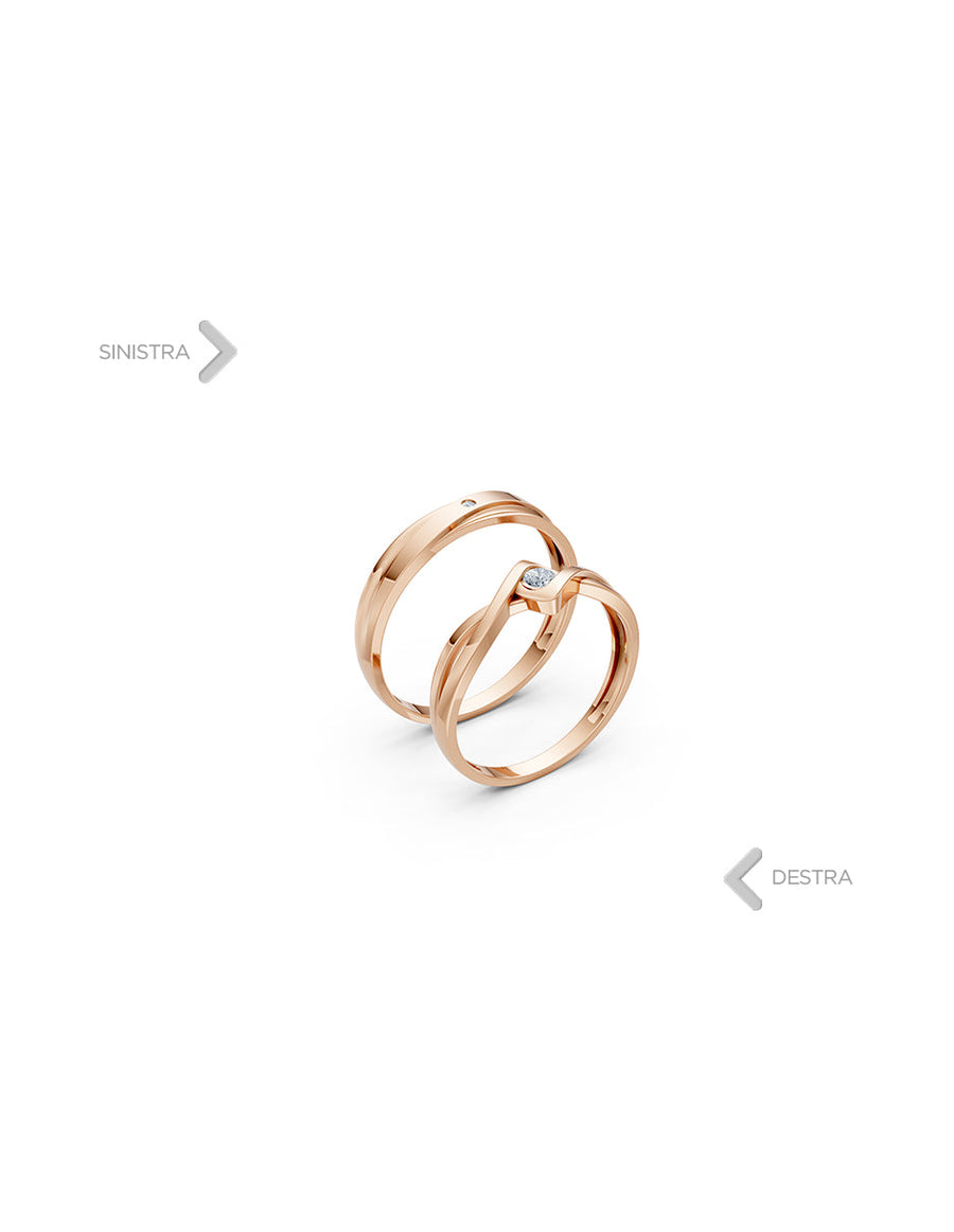 Argolla de matrimonio - unión perfecta - UNITI115