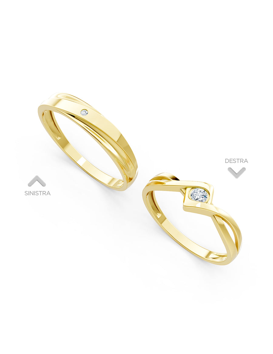 Argolla de matrimonio - unión perfecta - UNITI115