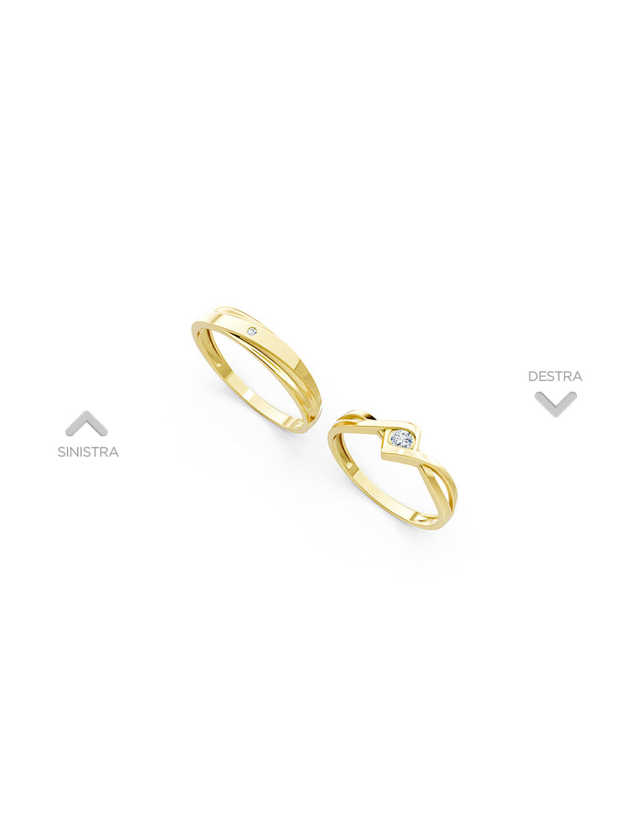 Argolla de matrimonio - unión perfecta - UNITI115