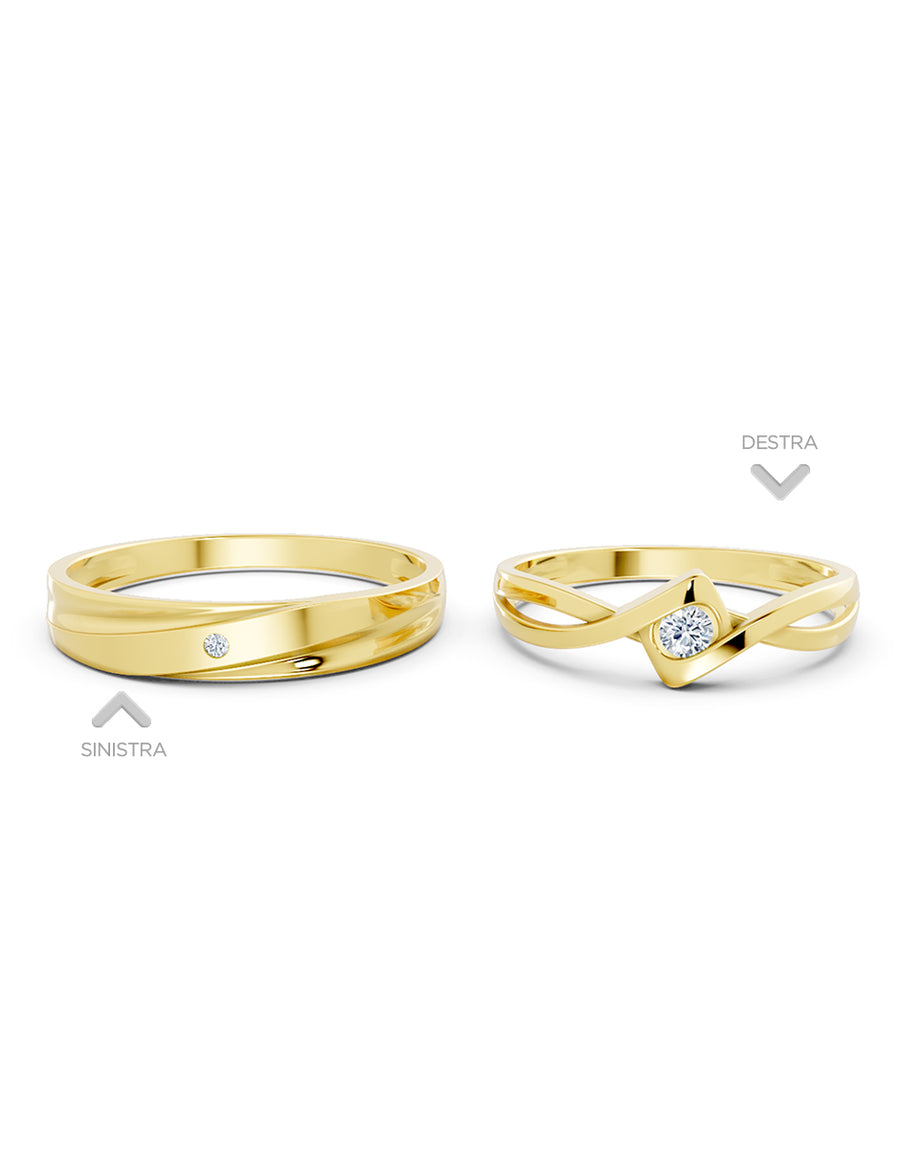 Argolla de matrimonio - unión perfecta - UNITI115