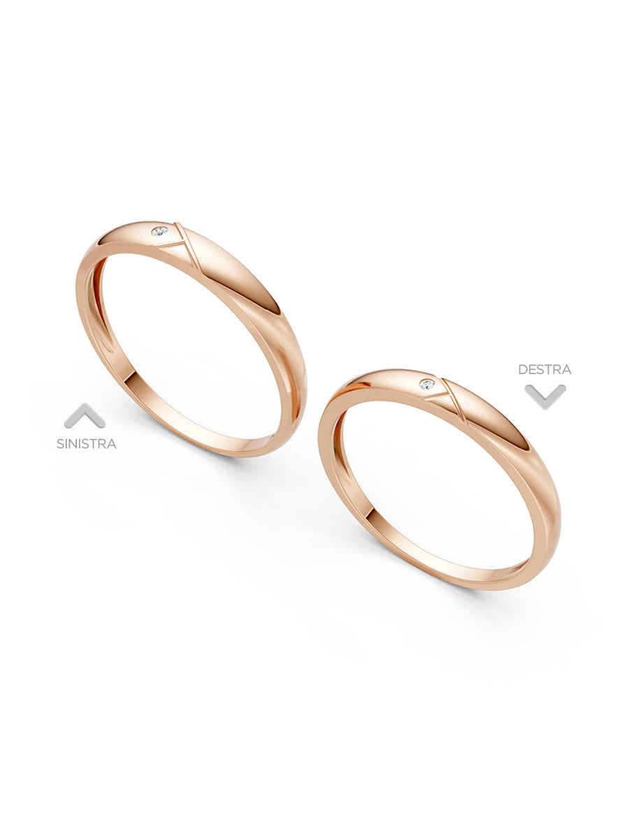 Argolla de matrimonio - unión perfecta - UNITI116