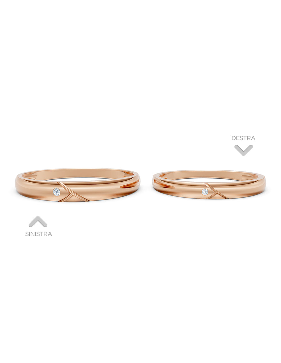 Argolla de matrimonio - unión perfecta - UNITI116