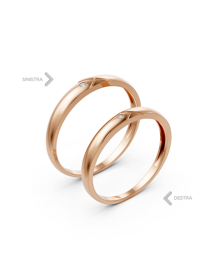 Argolla de matrimonio - unión perfecta - UNITI116