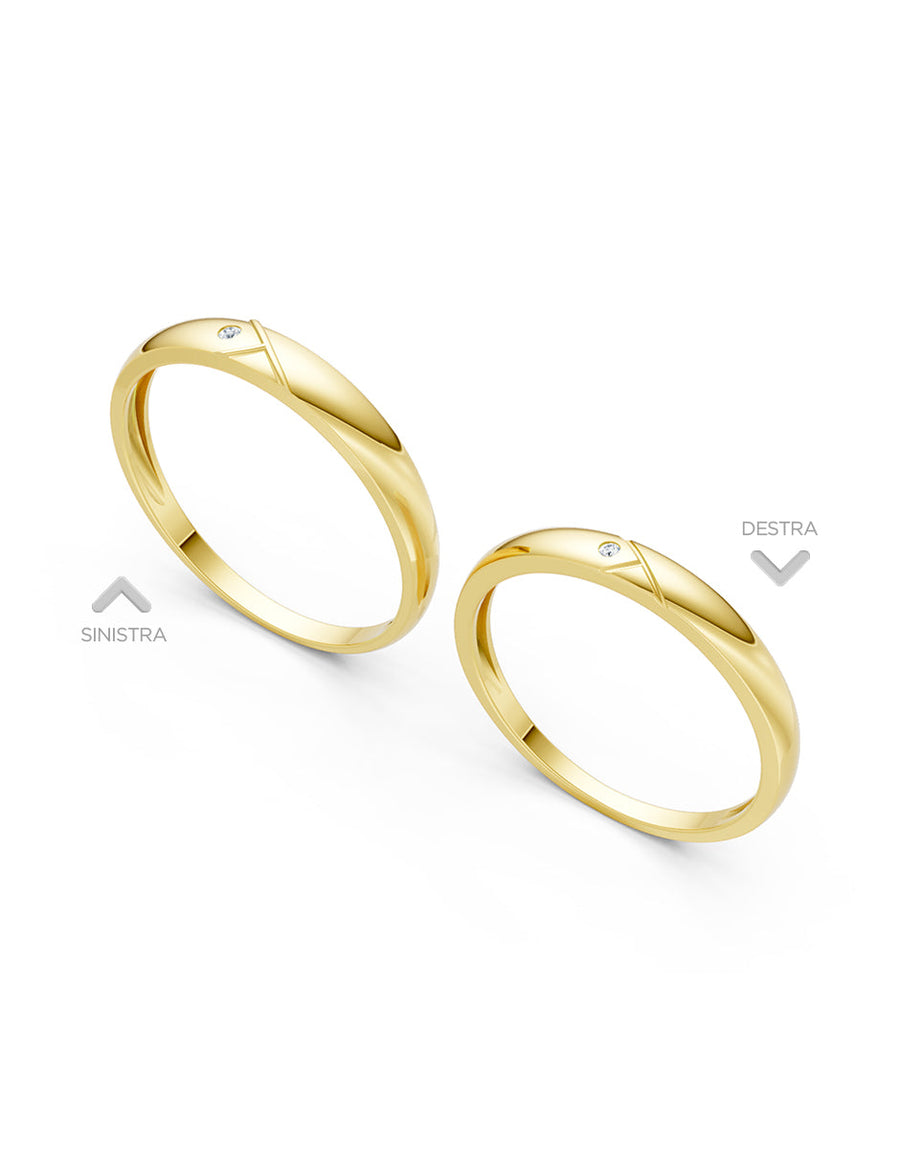 Argolla de matrimonio - unión perfecta - UNITI116