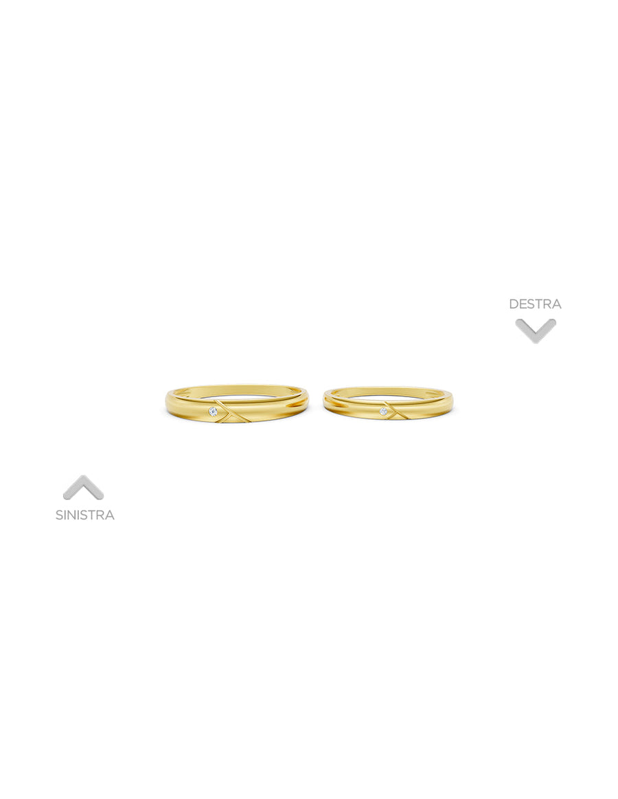 Argolla de matrimonio - unión perfecta - UNITI116