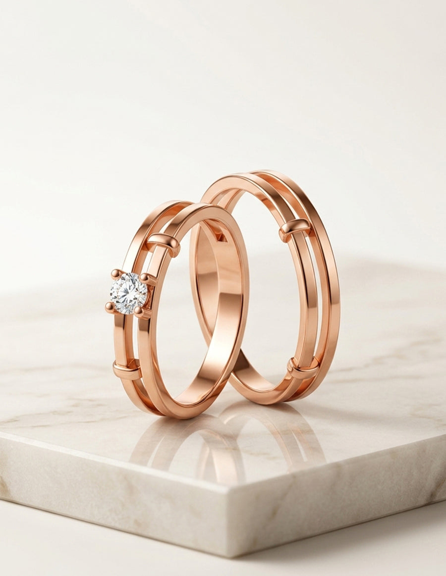 Argolla de matrimonio - unión perfecta - UNITI117