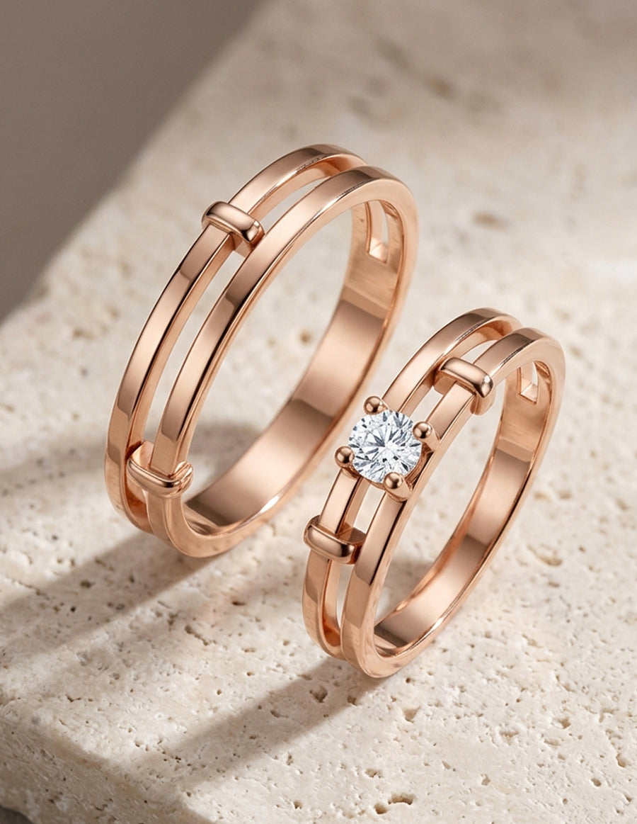 Argolla de matrimonio - unión perfecta - UNITI117