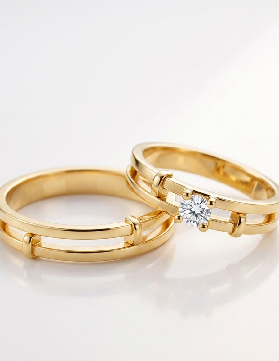 Argolla de matrimonio - unión perfecta - UNITI117