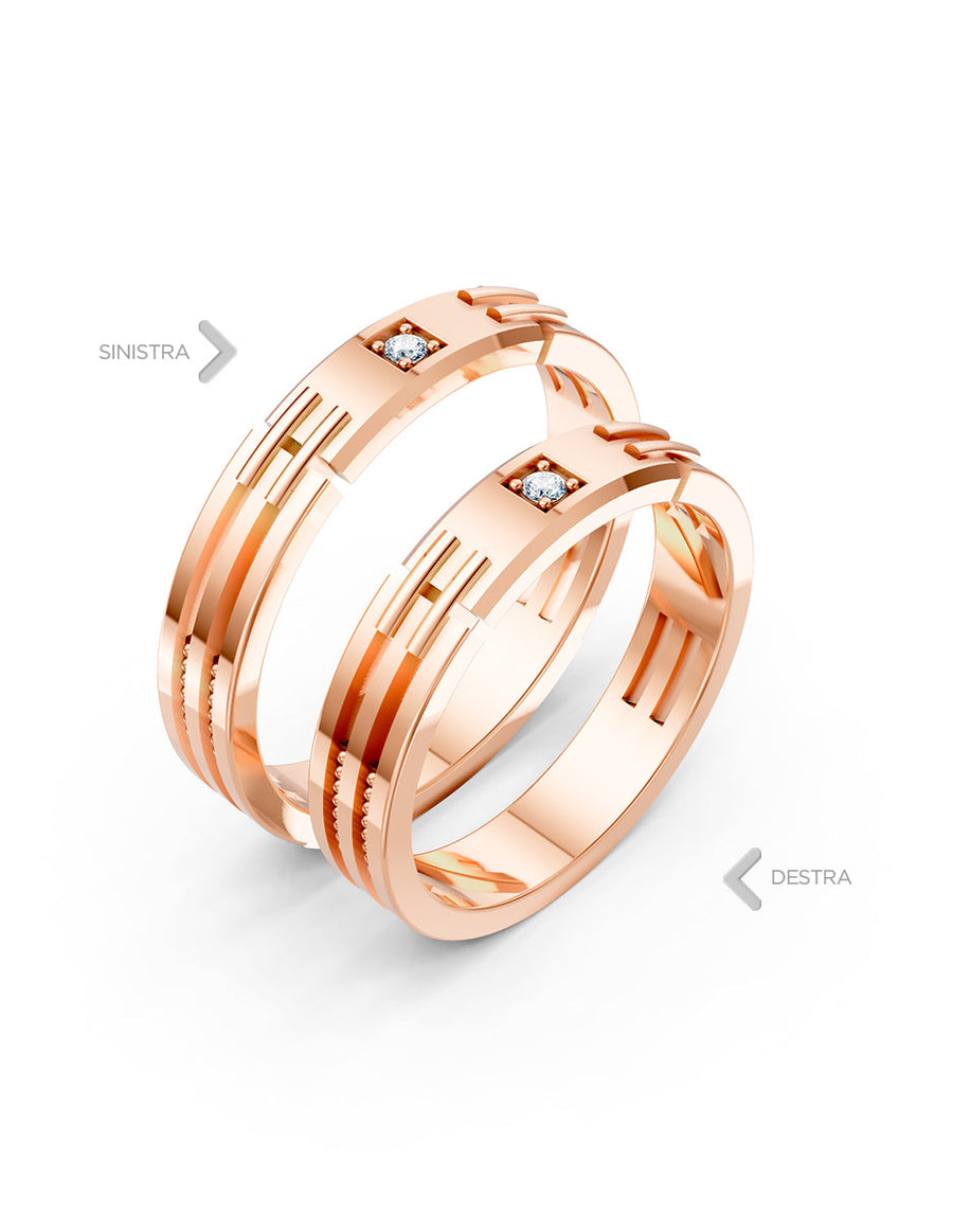Argolla de matrimonio - unión perfecta - UNITI12