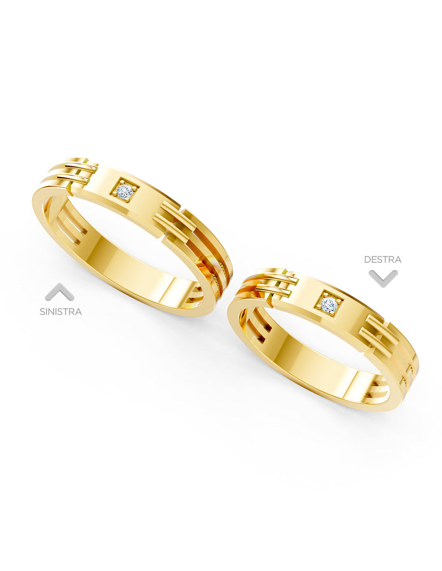 Argolla de matrimonio - unión perfecta - UNITI12