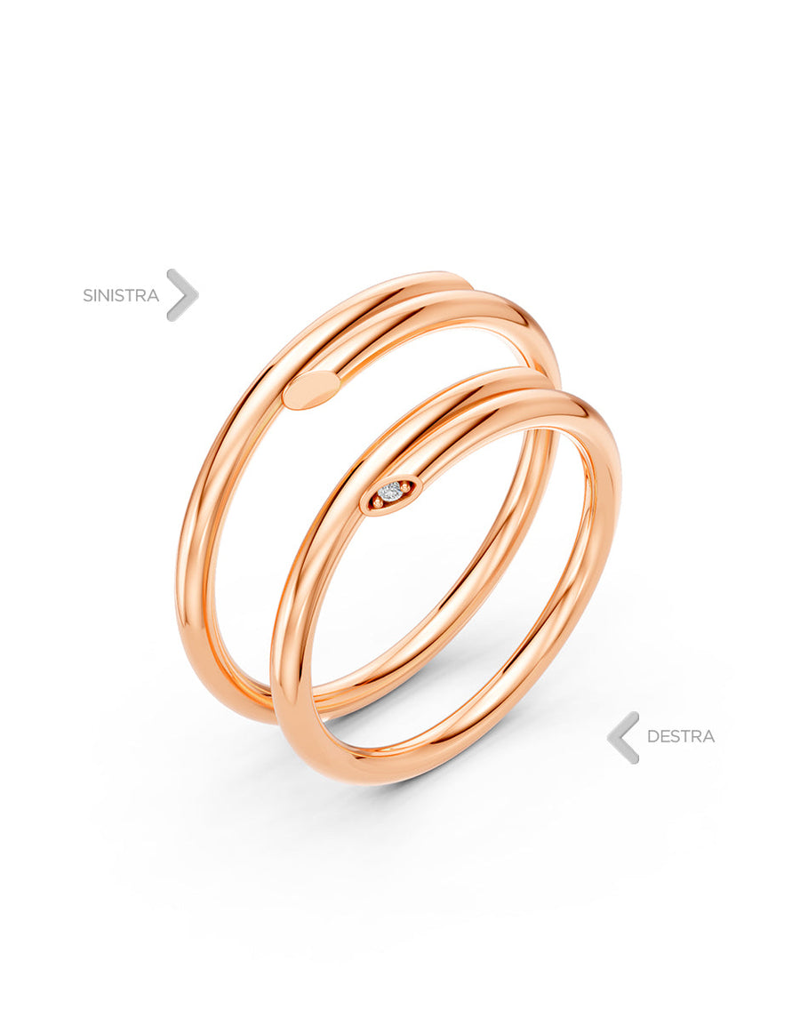 Argolla de matrimonio - unión perfecta - UNITI121