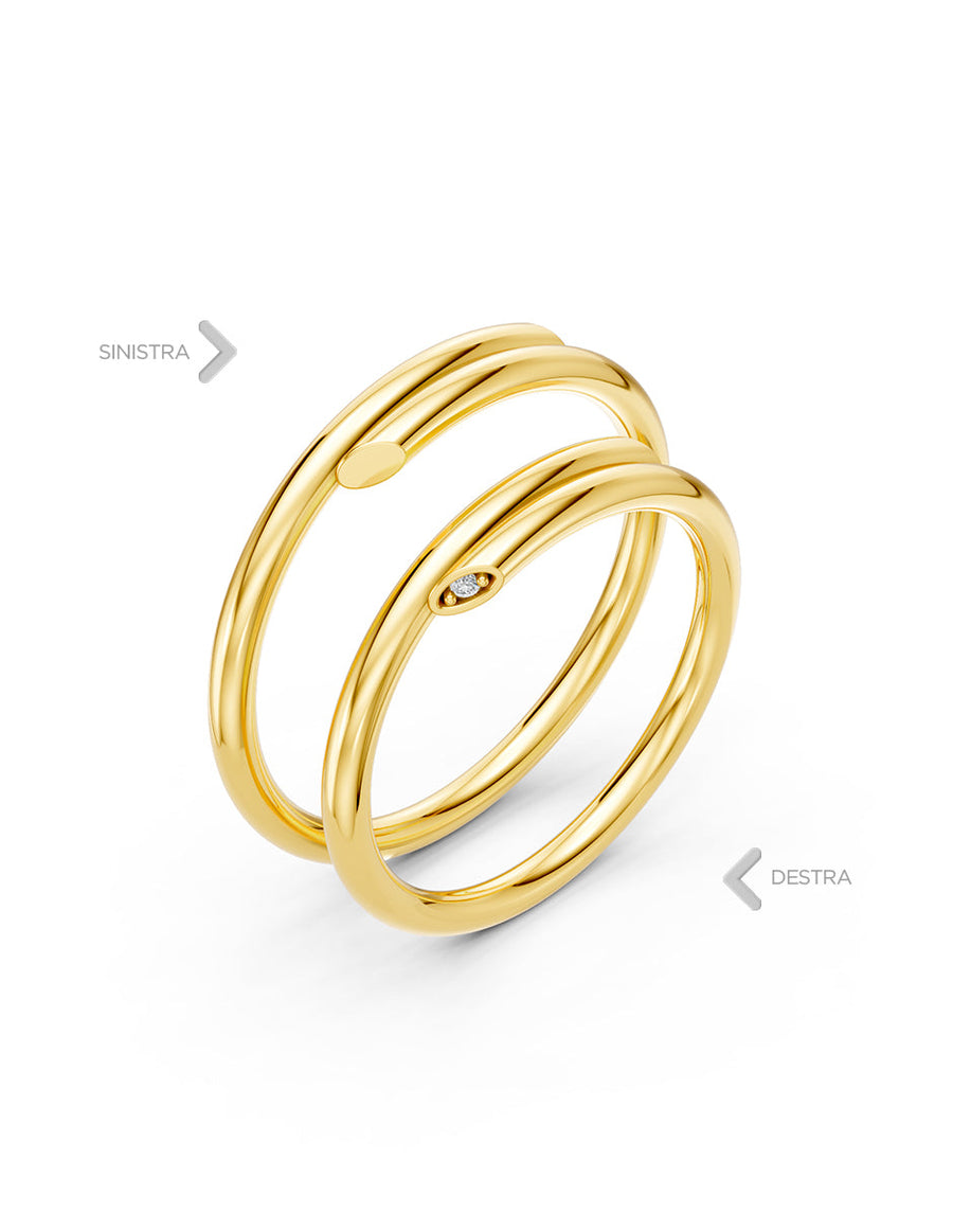 Argolla de matrimonio - unión perfecta - UNITI121