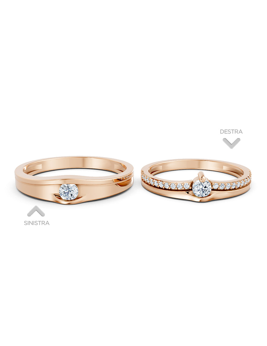 Argolla de matrimonio - unión perfecta - UNITI122