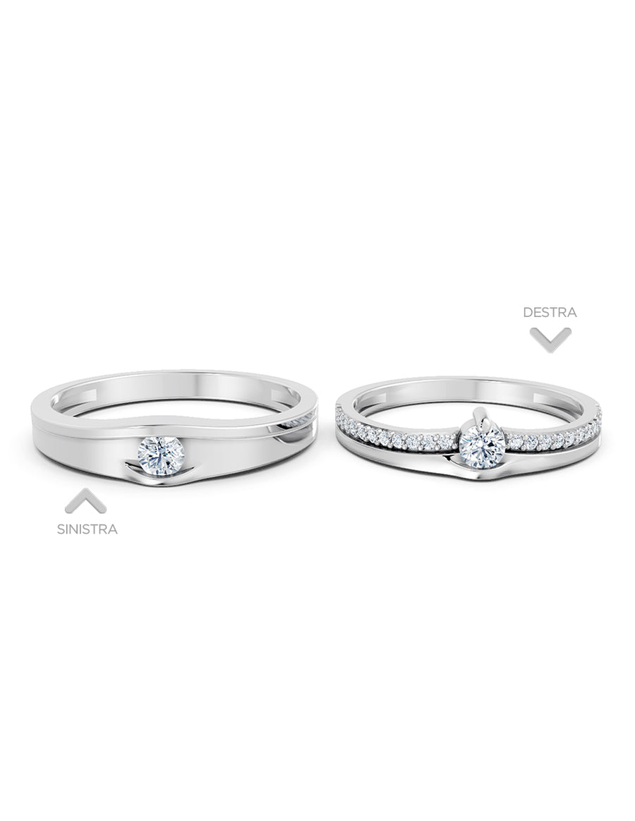 Argolla de matrimonio - unión perfecta - UNITI122