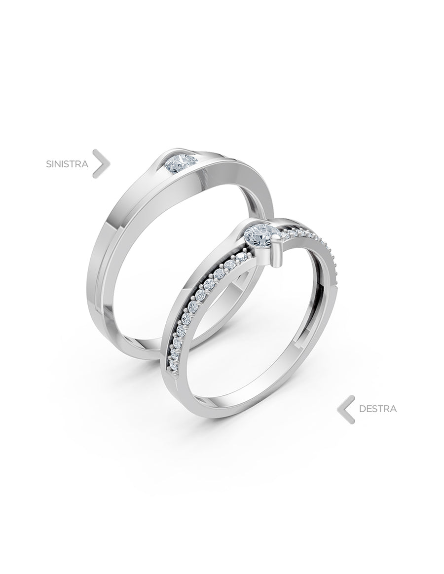 Argolla de matrimonio - unión perfecta - UNITI122