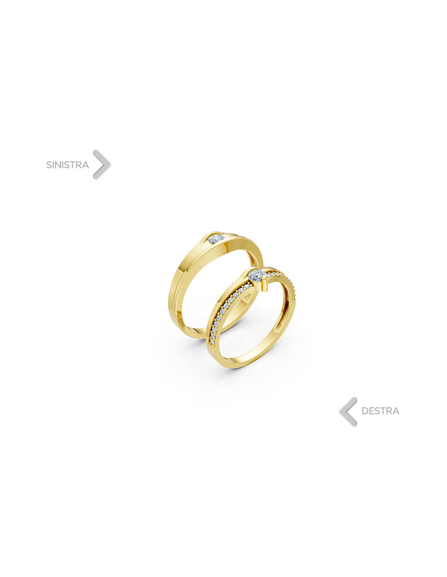 Argolla de matrimonio - unión perfecta - UNITI122