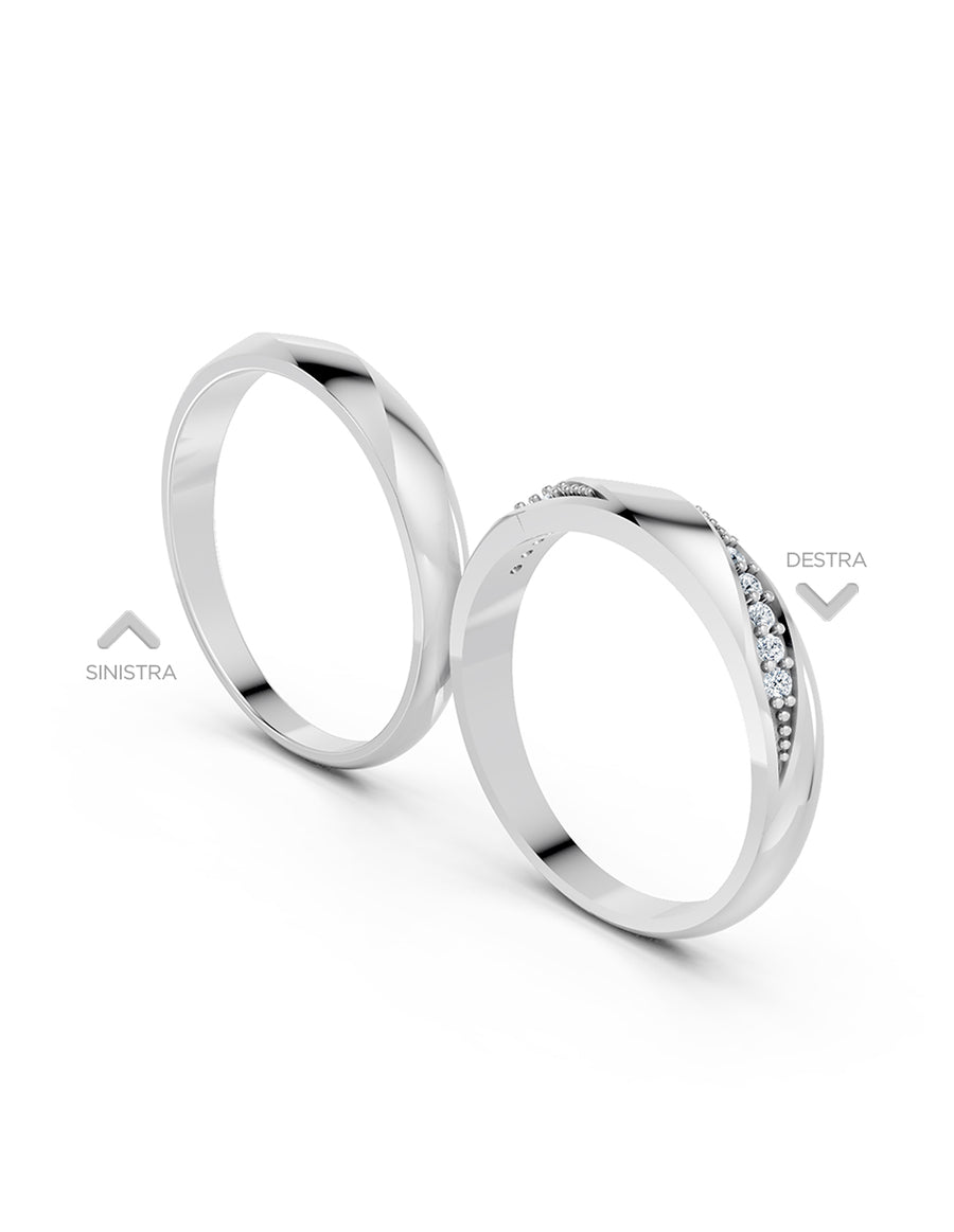 Argolla de matrimonio - unión perfecta - UNITI123