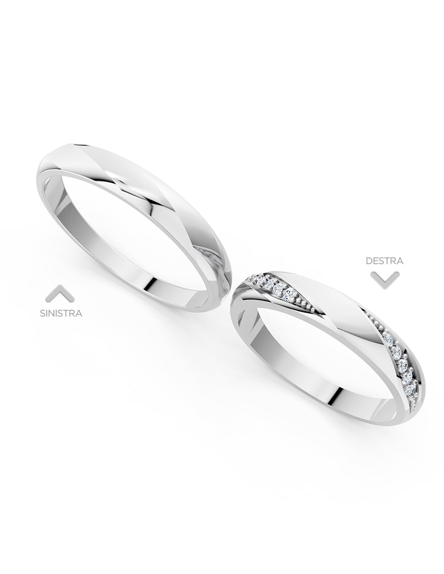 Argolla de matrimonio - unión perfecta - UNITI123