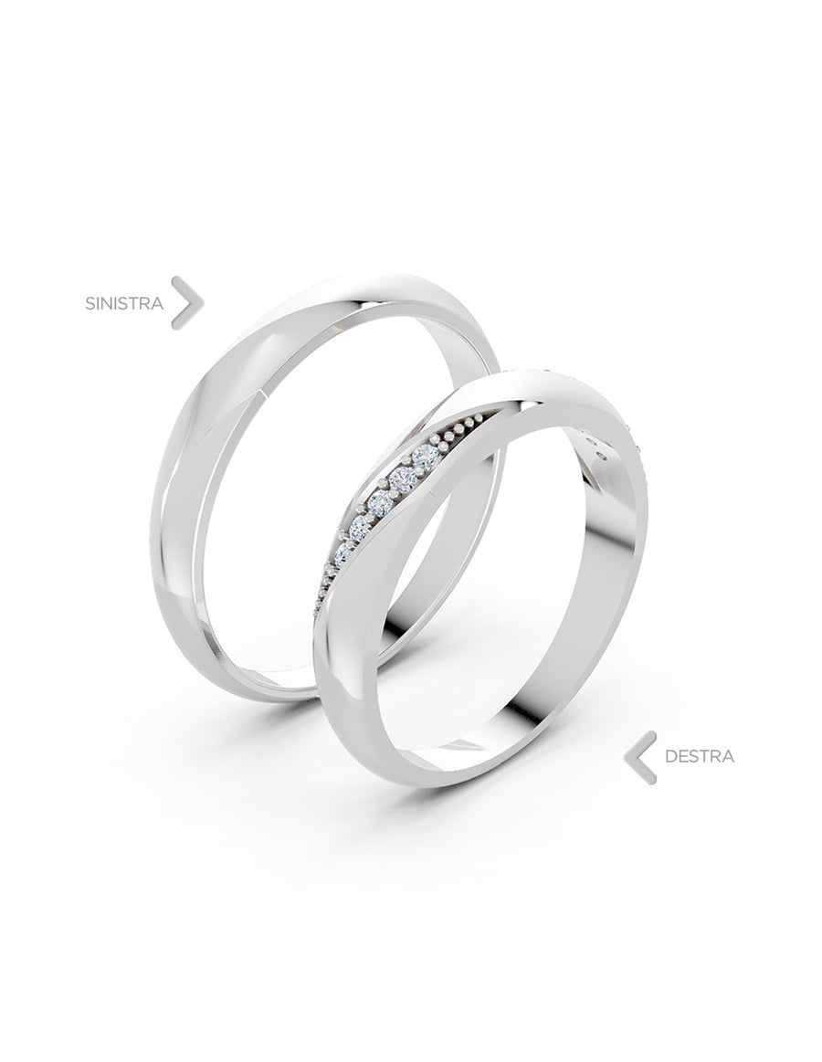 Argolla de matrimonio - unión perfecta - UNITI123