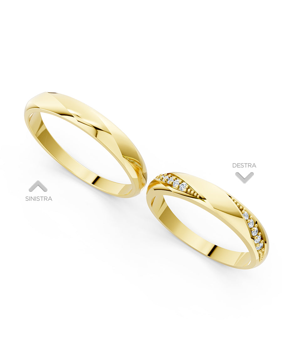 Argolla de matrimonio - unión perfecta - UNITI123