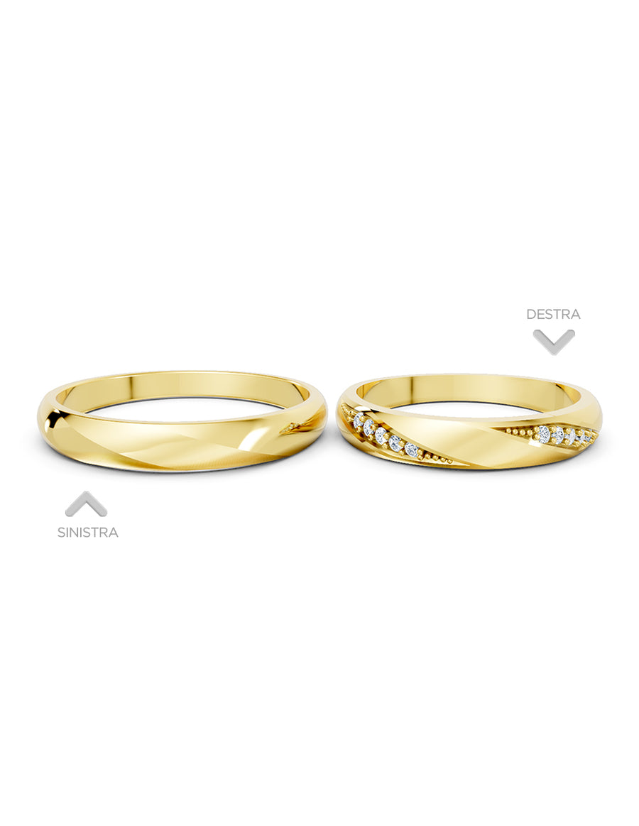 Argolla de matrimonio - unión perfecta - UNITI123