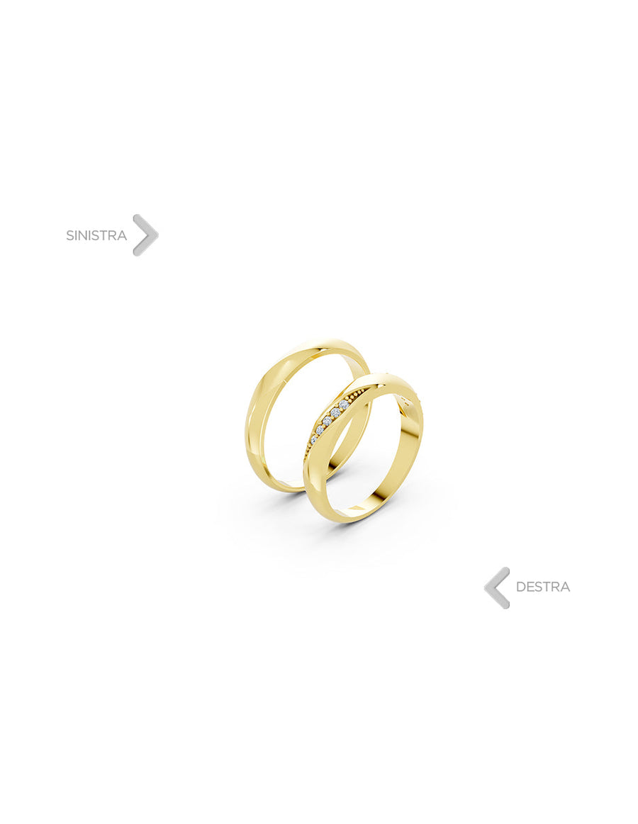 Argolla de matrimonio - unión perfecta - UNITI123