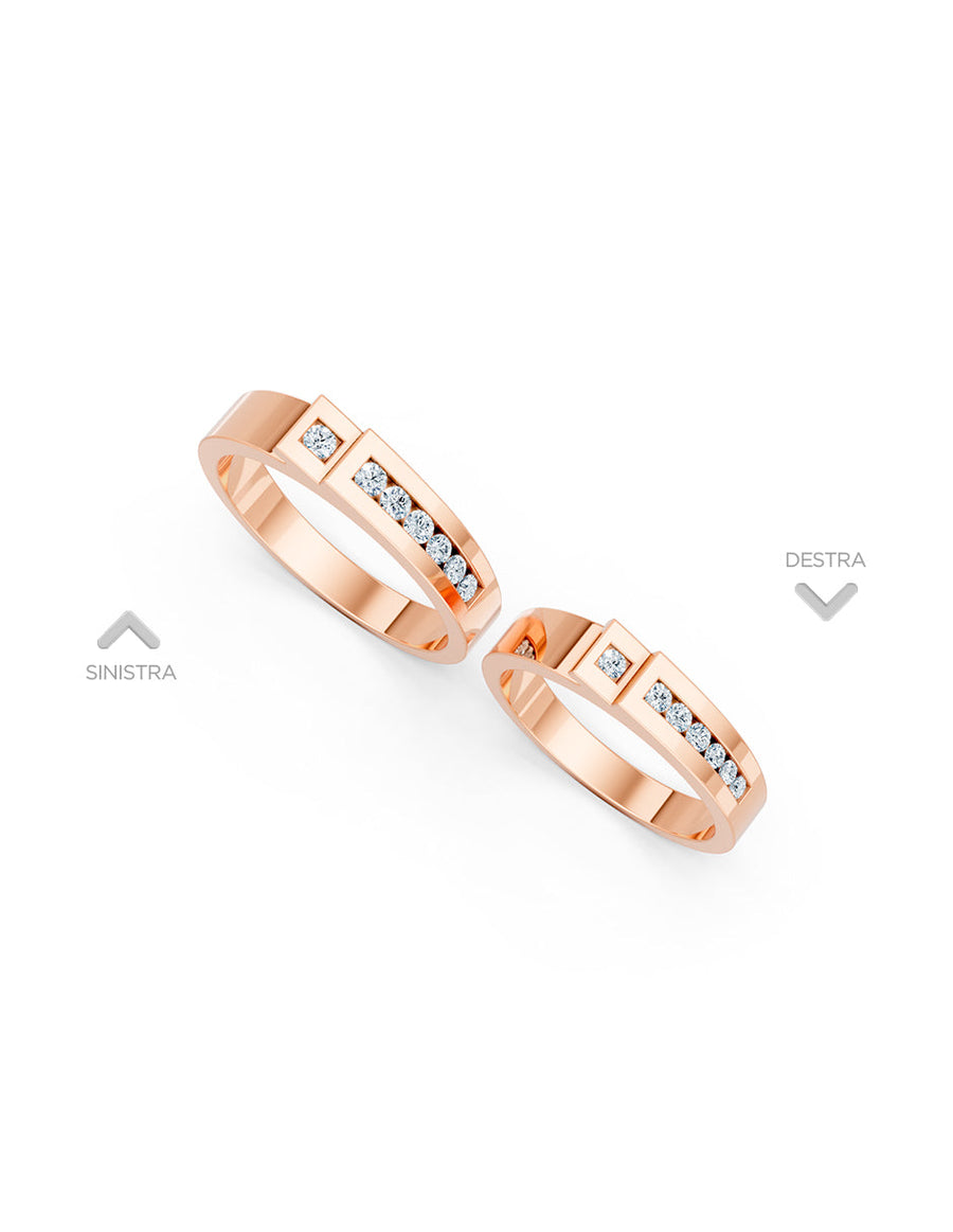 Argolla de matrimonio - unión perfecta - UNITI124