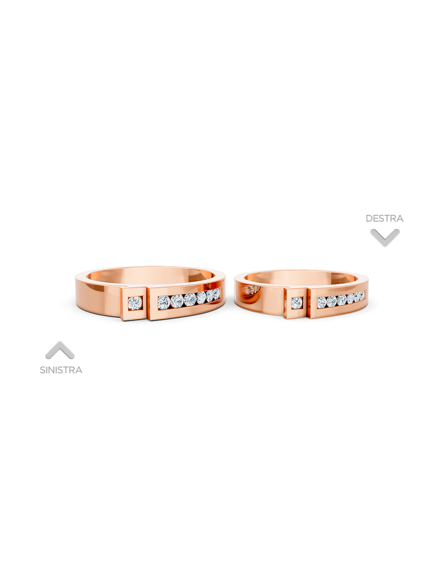 Argolla de matrimonio - unión perfecta - UNITI124