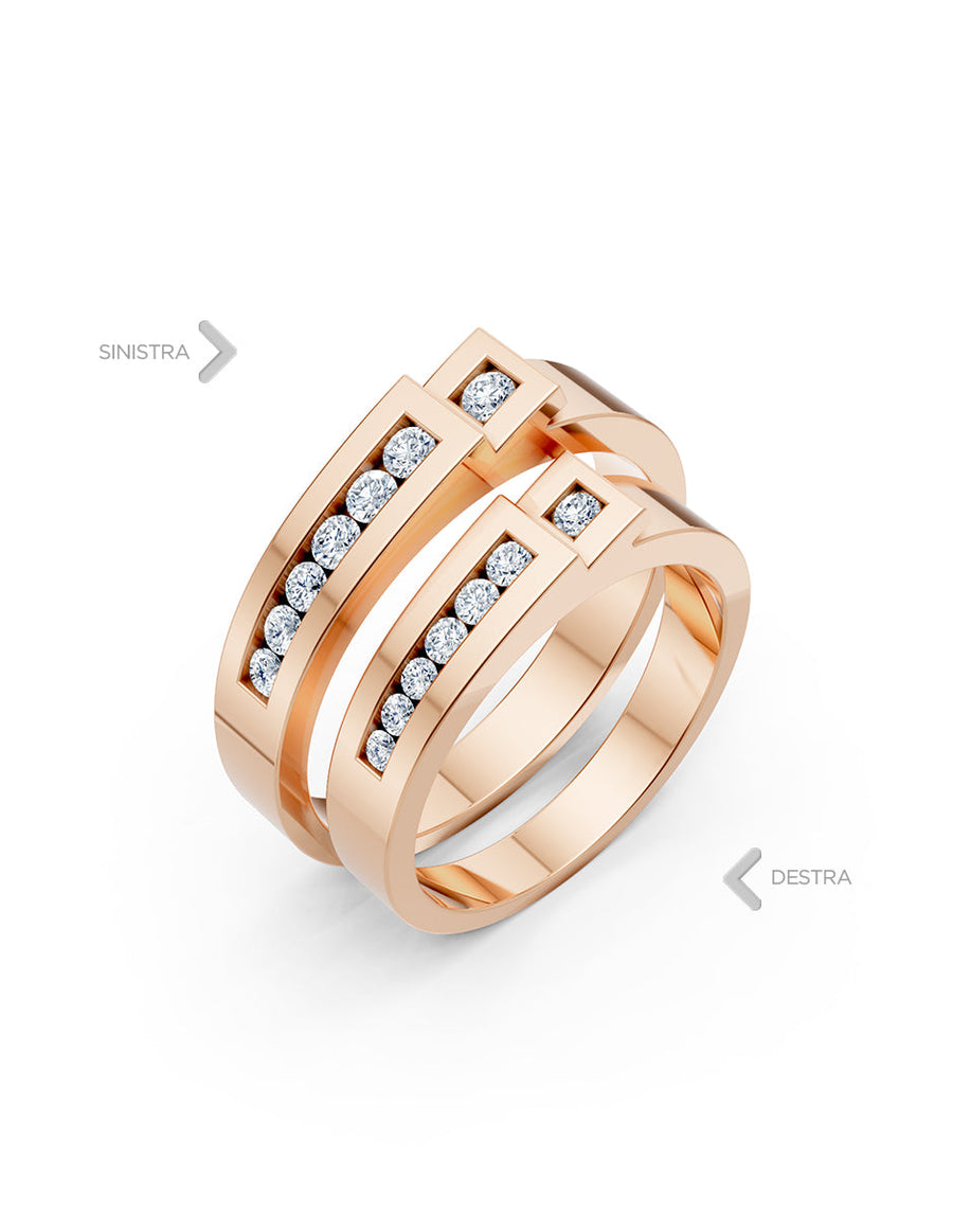 Argolla de matrimonio - unión perfecta - UNITI124